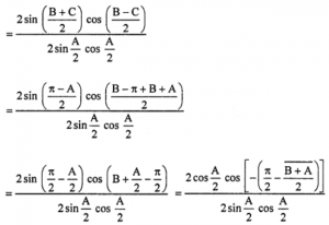 Que-10: a sin(A/2 + B) = (b + c) sin A/2