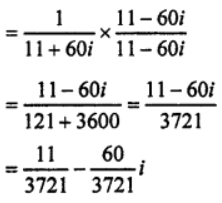Que-8: Find the multiplicative inverse of each of the following complex numbers when it exists. (viii) (6 + 5i)² 