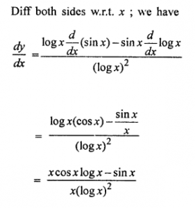Que-2: (i) log(x^(3/5)) (ii) log (3 – 7x) (iii) log x³ (iv) log √x (v) sinx/logx
