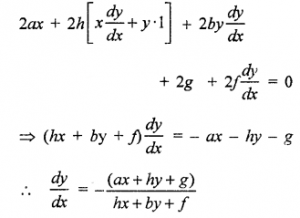 Que-7: ax² + 2hxy + by² + 2gx + 2fy + c = 0
