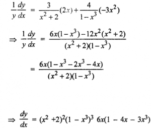 Que-1: (x² + 2)³ (1 – x³)4