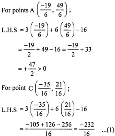 Que-7: A triangle is formed by the lines whose equations are AB : x + y – 5 = 0, BC : x + 7y – 7 = 0, and CA : 7x + y + 14 = 0 . Find (i) the bisector of the interior angle at B, and (ii) the bisector of the exterior angle at C.