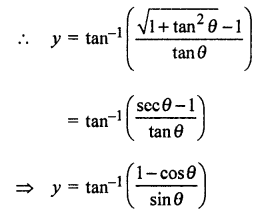 Que-5: Differentiate (i) tan-1(2x/1-x²) w.r.t tan-1 (ii)tan-1(x/√1-x²) w.r.t sec-1(1/2x²-1) (iii) tan-1(2x/1-x²) w.r.t sin-1(2x/1-x²) (iv) tan-1(√(1+x²) - 1/x) w.r.t tan-1 x.