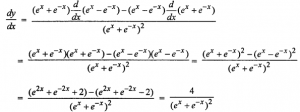 Que-4: (i) log (ex + e-x) (ii) log{ex/(ex+1)} (iii)(ex)-(e-x)/(ex)+(e-x) (iv) log x+ e√x (v) (etanx ).log tan x (vi) (ex)+ log x / sin 3x