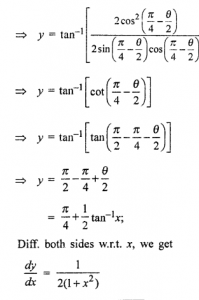 Que-25: (i) tan-1 (√(1+x²) + x) (ii) cot-1 (√(1+x²) - x)