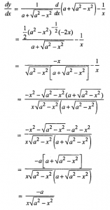 Que-23: log(√a+x + √a-x / √a+x - √a-x)