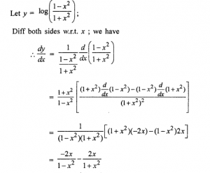 Que-8: log((1-x²)/(1+x²))
