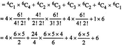 Que-26: A committee of 5 persons is to be formed from a group of 6 gentlemen and 4 ladies. In how many ways can this be done if the committee is to include atleast one lady ?