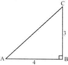 Que-8: In a right-angled triangle, it is given that A is an acute angle and that tan A = 3/4. Without using tables, find the value of cos A.