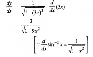 Que-1: sin-1(3x)