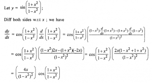 Que-2:Sin(1+x²/1-x²)
