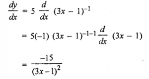 Que-1:(i) (5x + 7)10 (ii) 5/3x-1 (iii) √2-x^6 (iv) (2-x^5)^1/3 (v) (x²-5)^4