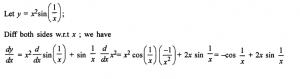 Que-3:x²Sin(1/x)