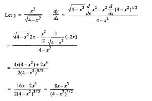 Que-7:x²/√4-x²