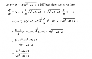 Que-8:(x-1)√x²-2x+2