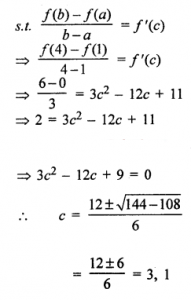 Que-5: f(x) = (x – 1)(x – 2)(x – 3) in [1, 4].