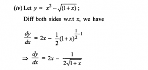 Que-5: (i) x³/3x-2 (ii)x/sinx (iii) 1+cosx/1-cosx (iv) x²-√(1+x) (v) sin 2x cos² x (vi) tan4 7x (vii) 1/sinx + cosx (viii) 1+cosx/x
