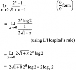 Que-14: lim(x→0)(2x - 1/√(1+x) - 1)