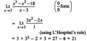 Que-2: lim(x→3)((x³-x²-18)/(x-3))