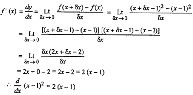 Que-2: (x – 1)2