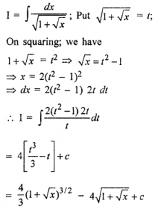 Que-25: ∫√1+√x dx