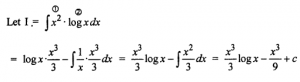 Que-11: ∫x² logx dx