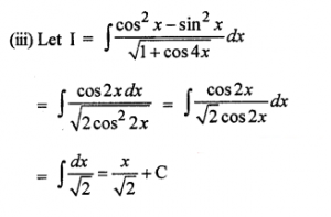 Que-5: (i) cos2x . cos4x . cos6x (ii) sin x . sin2x . sin3x (iii) cos²x-sin²x/√1+cos4x (iv) cos4 xsin4x (v) 7 cos³x + 8 sin³x / 3sin²x cos²x