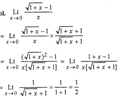 ISC CLASS-11 Maths OP Malhotra Ch-18 Exe-18D Que-1: Solution