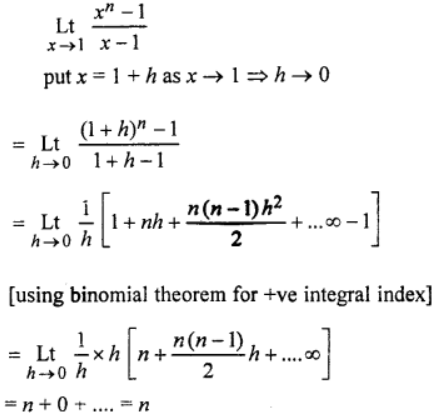 ISC CLASS-11 Maths OP Malhotra Ch-18 Exe-18E Que-1: Solution