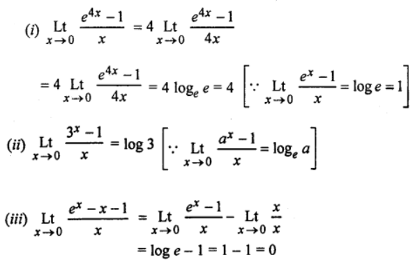 ISC CLASS-11 Maths OP Malhotra Ch-18 Exe-18I Que-1: Solution