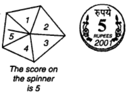 Que-5: A five-sided spinner is spun and a coin is tossed. (i) Show the combined outcomes in a space diagram and in a tree diagram. (ii) List the combined outcomes and state the number of equally likely combined outcomes.