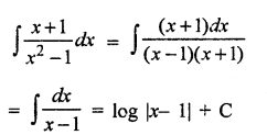 Que-2: ∫x+1/x²-1 dx