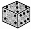 A normal die is rolled. Calculate the probability that the number on the uppermost face when it stops rolling will be 