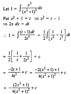Que-14: ∫x³/(x²+1)³dx