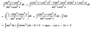 Que-8: sin6x + sin6x / sin²x . cos²x