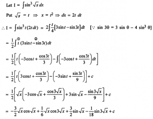 Que-24: ∫sin³√x dx