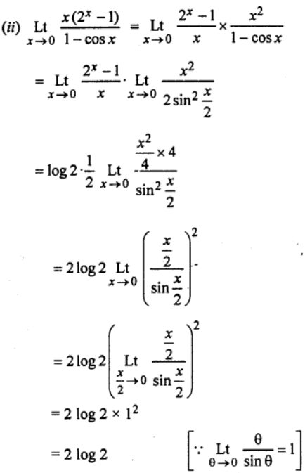 ISC CLASS-11 Maths OP Malhotra Ch-18 Exe-18I Que-2(ii): Solution