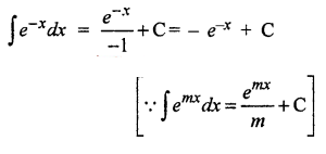 Que-3: ∫e-x dx