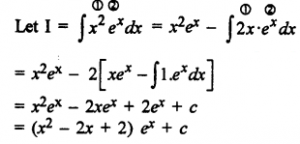 Que-3: ∫x²ex dx
