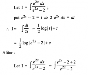 Que-33: ∫e2x/e2x-2 dx