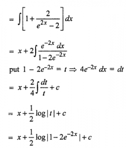 Que-33: ∫e2x/e2x-2 dx