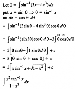 Que-35: ∫sin-1(3x-4x³) dx