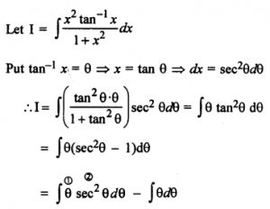 Que-36: ∫x²tan-1x/1+x² dx