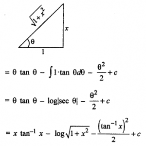 Que-36: ∫x²tan-1x/1+x² dx