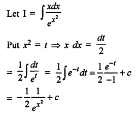 Que-38: ∫x/ex^(2) dx