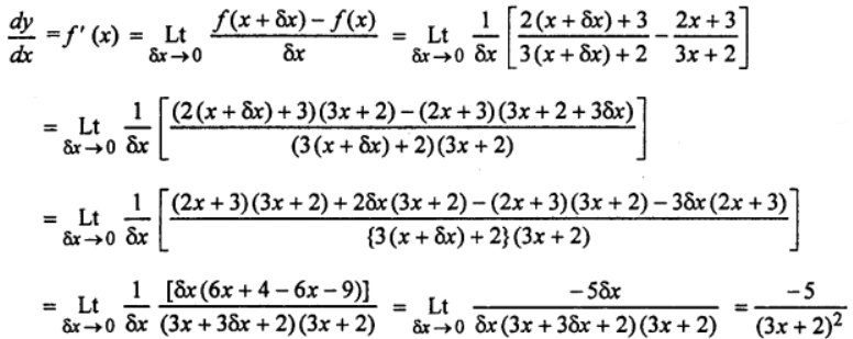 Que-6: 2x+3 / 3x+2