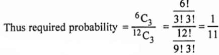 Que-5: In Q. 4, three marbles are drawn from the bag. What is the probability that (iv) none of them is red?