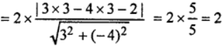 Que-25: The length of the latus rectum of the parabola whose focus is (3, 3) and directrix is 3x – 4y – 2 = 0 is (a) 2       (b) 1       (c) 4      (d) None of these