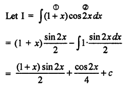 Que-5: ∫(1+x) cos 2x dx 