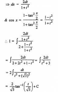 Que-5: (i) ∫x²−1/x²+4 dx (ii) ∫x4/x²+1 dx (iii) ∫3x5/1+x1/2 dx (iv) ∫dx/2+cosx